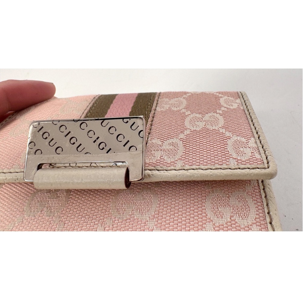Gucci GG monogram Continental bifold wallet vintage EUC with Box - Picture 12 of 12